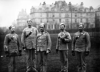 Officers in the Queens Westminster Volunteers (13th Middlesex), c.1890s